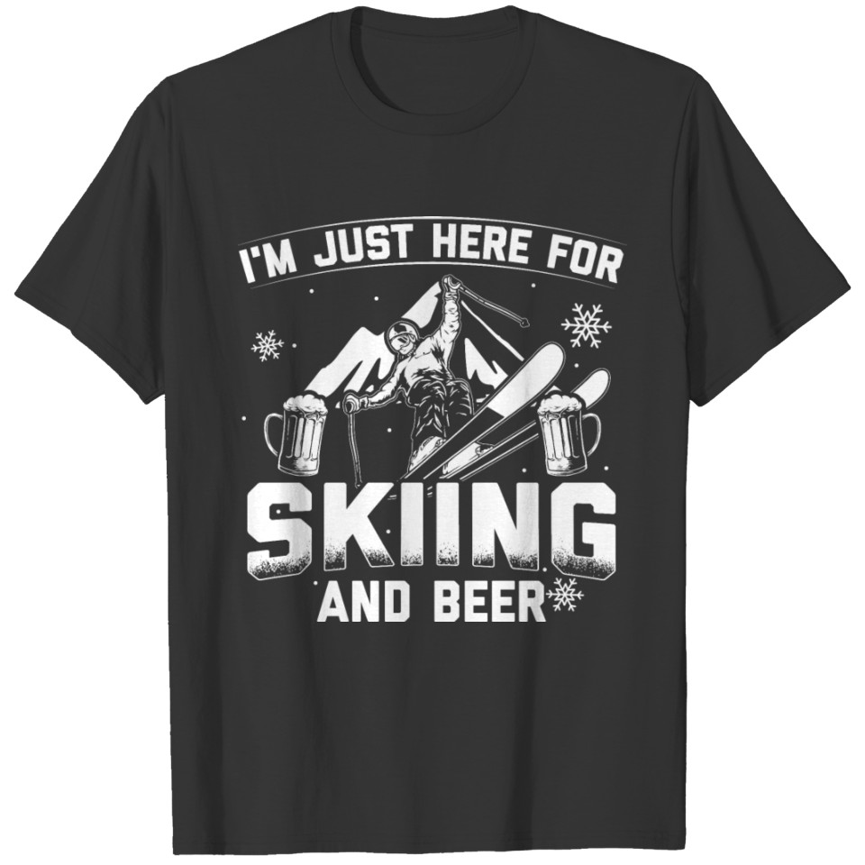 Skier Sayings | Ski Skiing Apres-ski Xmas Gifts T-shirt