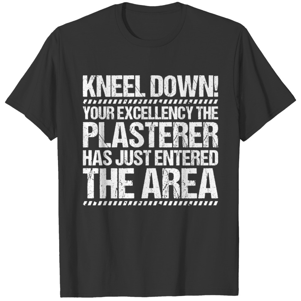 Plasterer Stuccoer Stucco Plasterer T-shirt