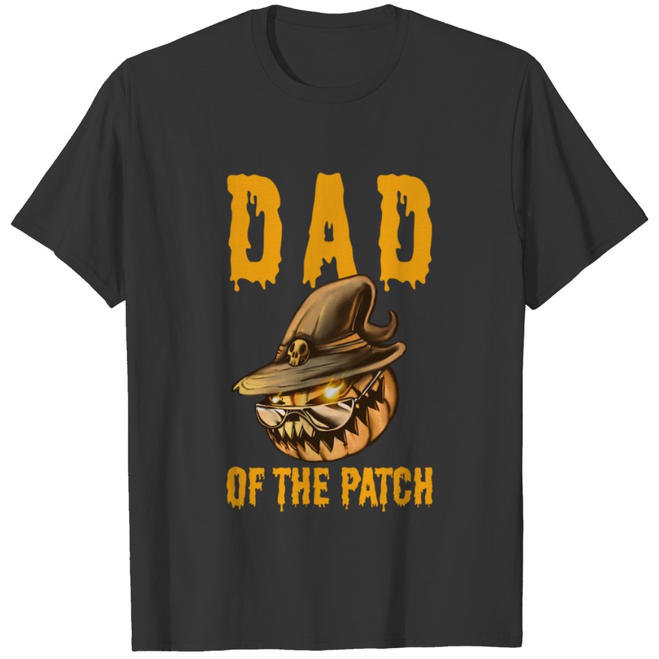 Dad Of The Patch Pumpkin Halloween Costume Daddy T Shirts