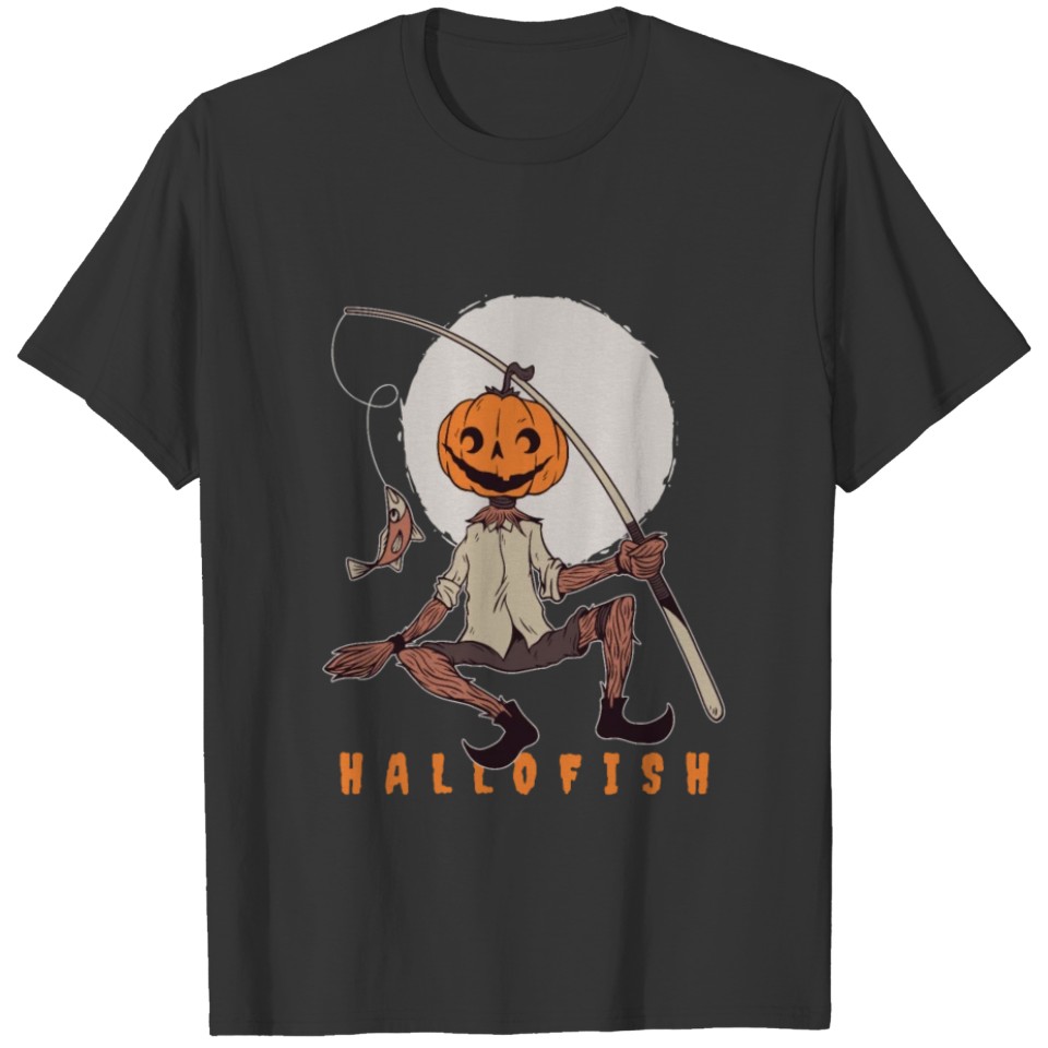 Halloween fishing T-shirt