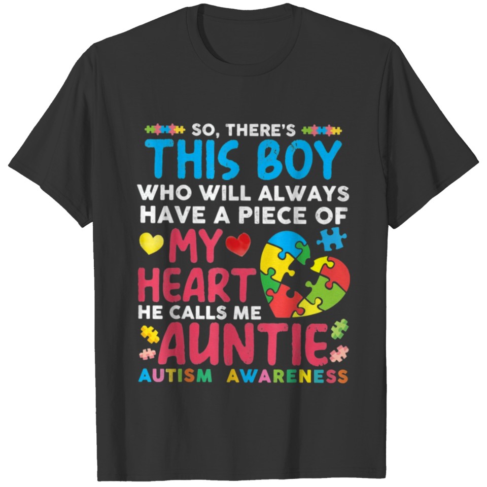 Autism Auntie T-shirt