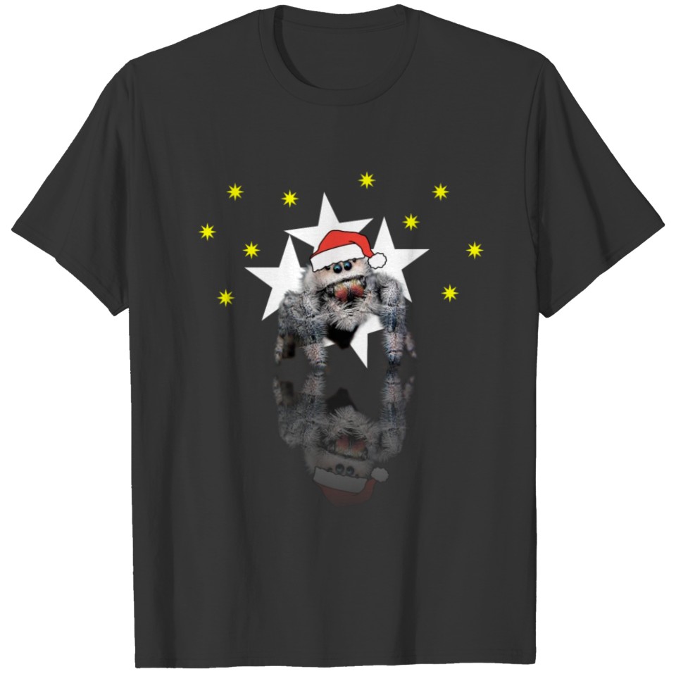 Christmas spider jumping spider T-shirt