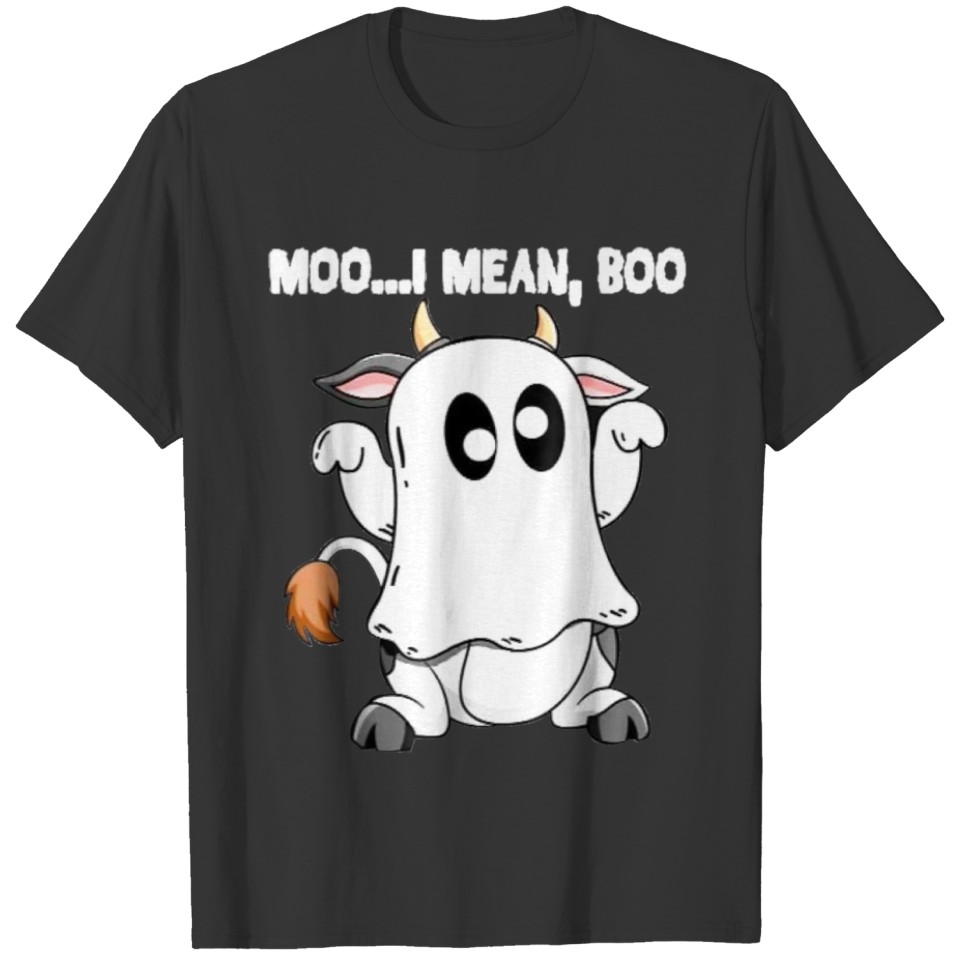 Moo...I Mean Boo Halloween T-shirt