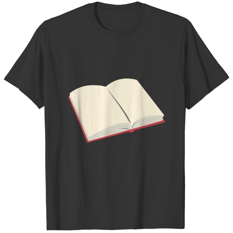 open book reading T-shirt