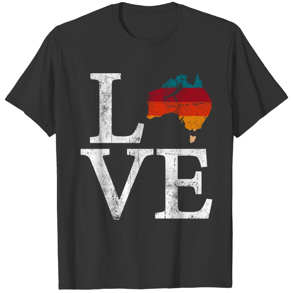 Love climbing Australia T-shirt