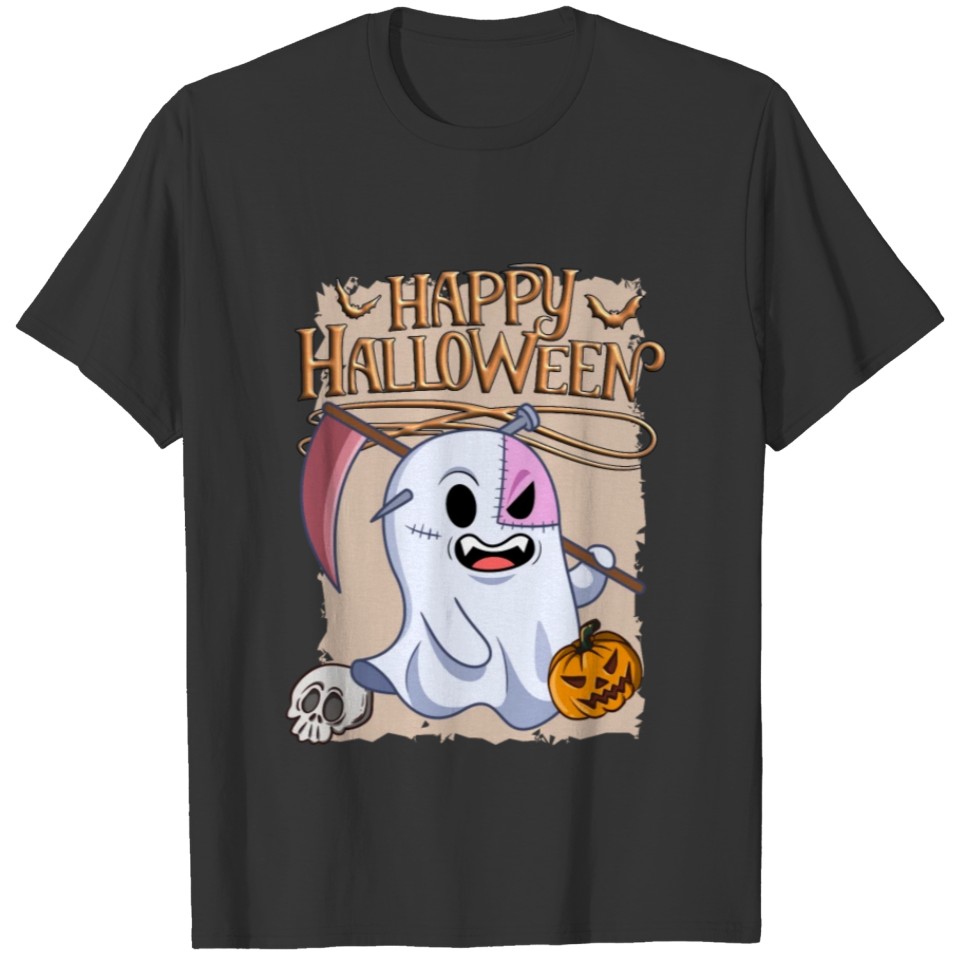 Cartoon Halloween Ghost 02 T-shirt