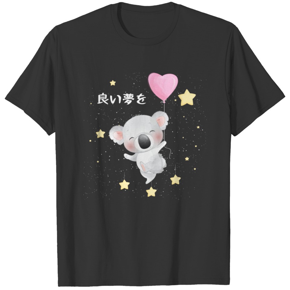 Good Night Kanji Koala T-shirt