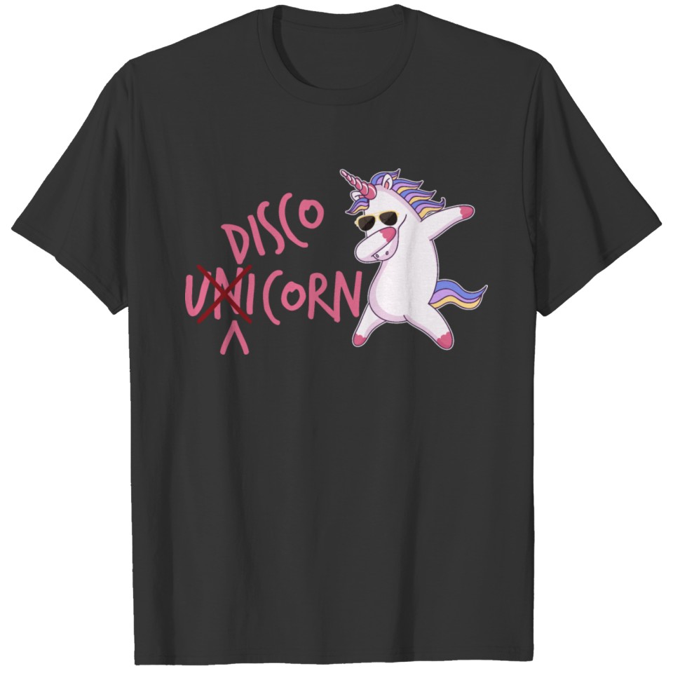 Disco unicorn T-shirt