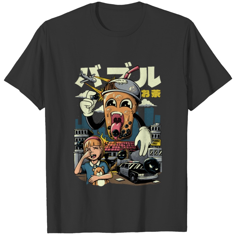 Boba Kaiju - Bubble Tea Monster T-shirt