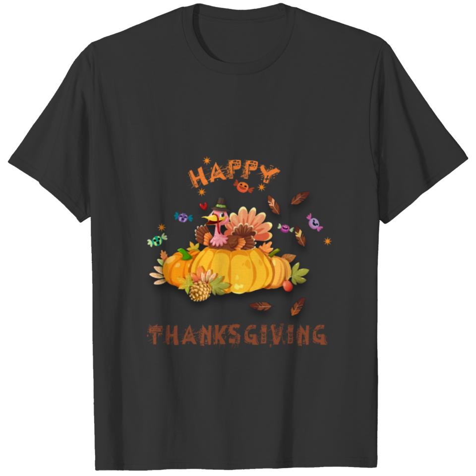 Happy Thanksgiving and Turkey day sweets party Tee T-shirt