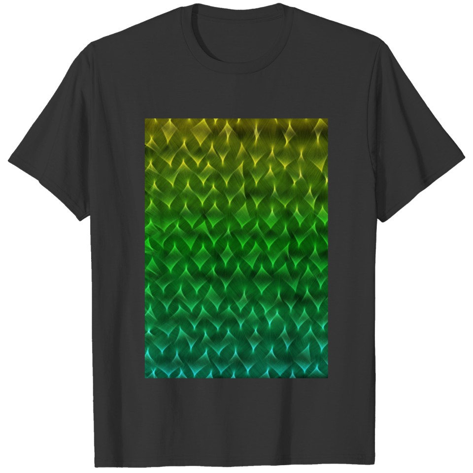 Green Glow Abstract T-shirt