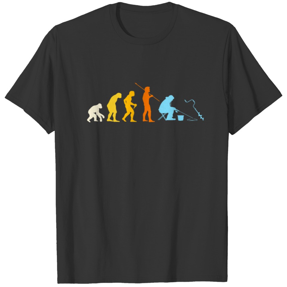 Ice Fishing Evolution T-shirt