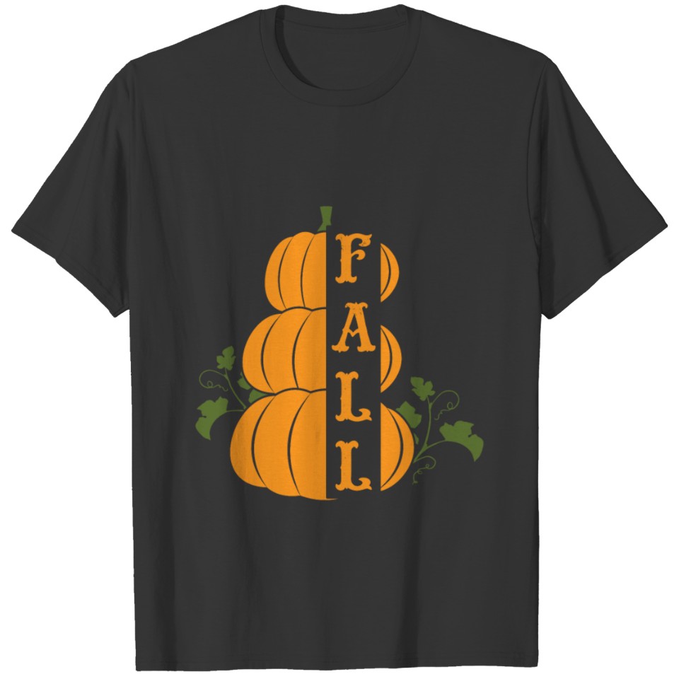 Fall Pumpkin For Halloween Night T-shirt