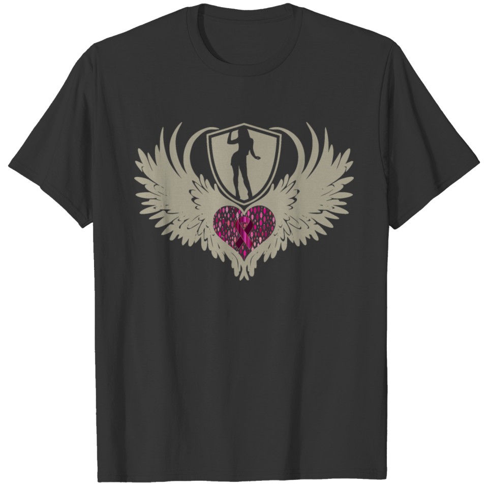 Cancer Awareness Angel Wings #4 T-shirt