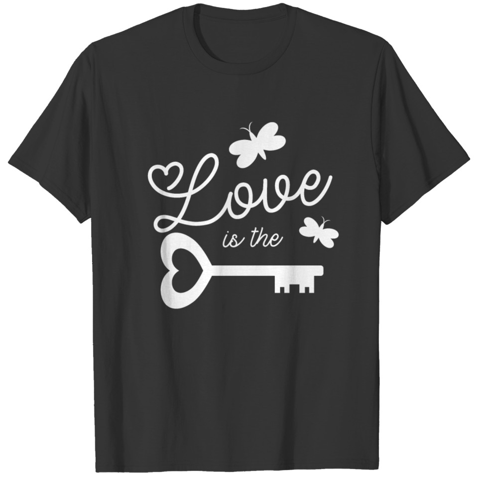 Love is Key [wht] T-shirt