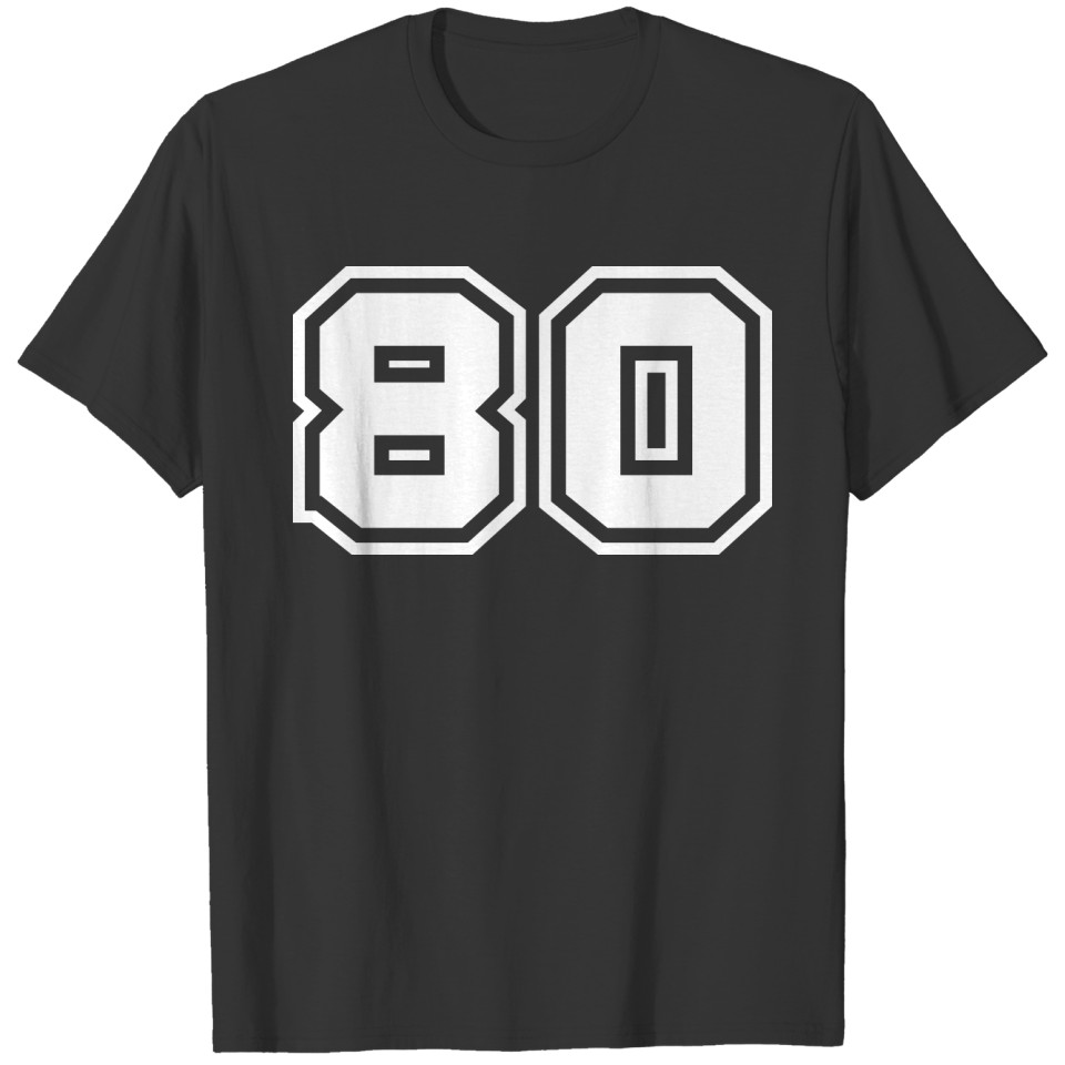 80 Number Symbol T-shirt
