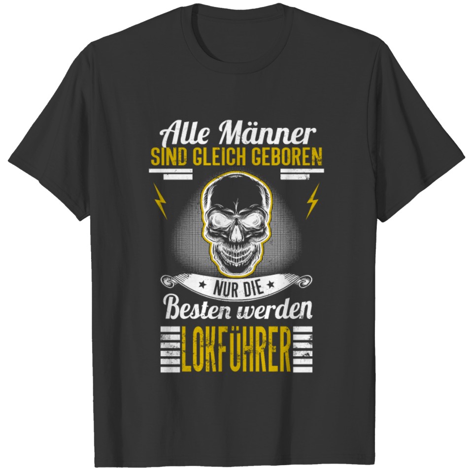 Only The Best Become Train Driver Men Railroad T Shirts