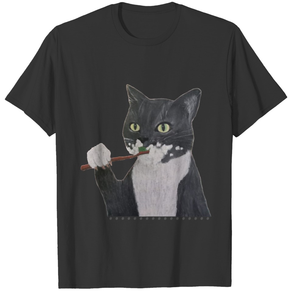 Misha the cat Dental Design Classic T Shirt T-shirt