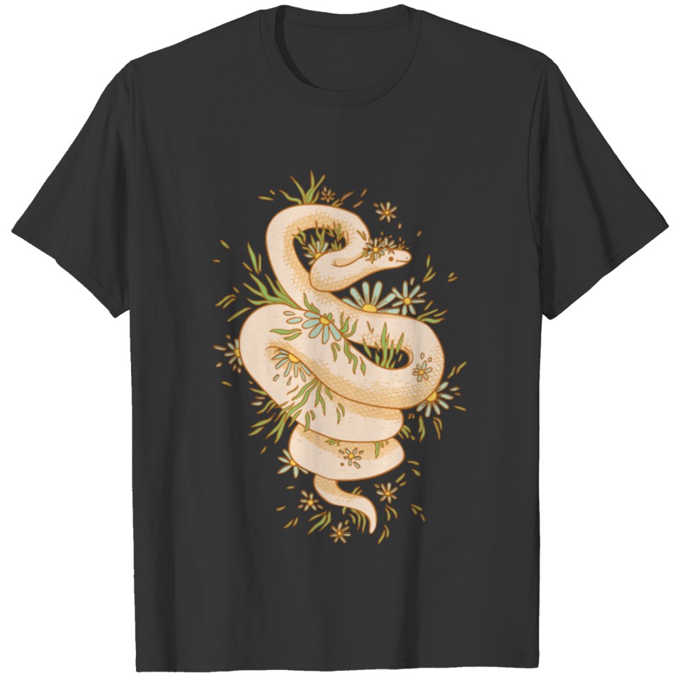 white snake cottage T Shirts