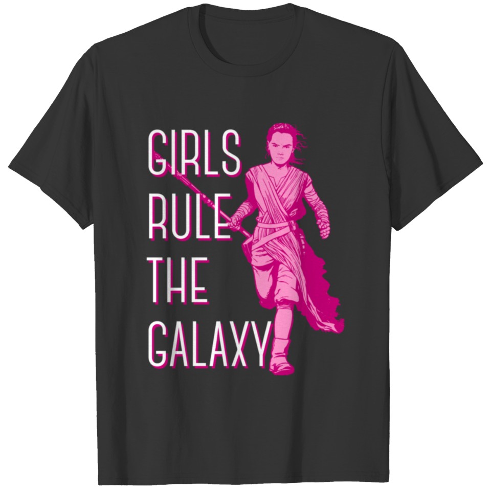 Star Wars Episode 7 Rey Girls Rule The Galaxy T Shirts