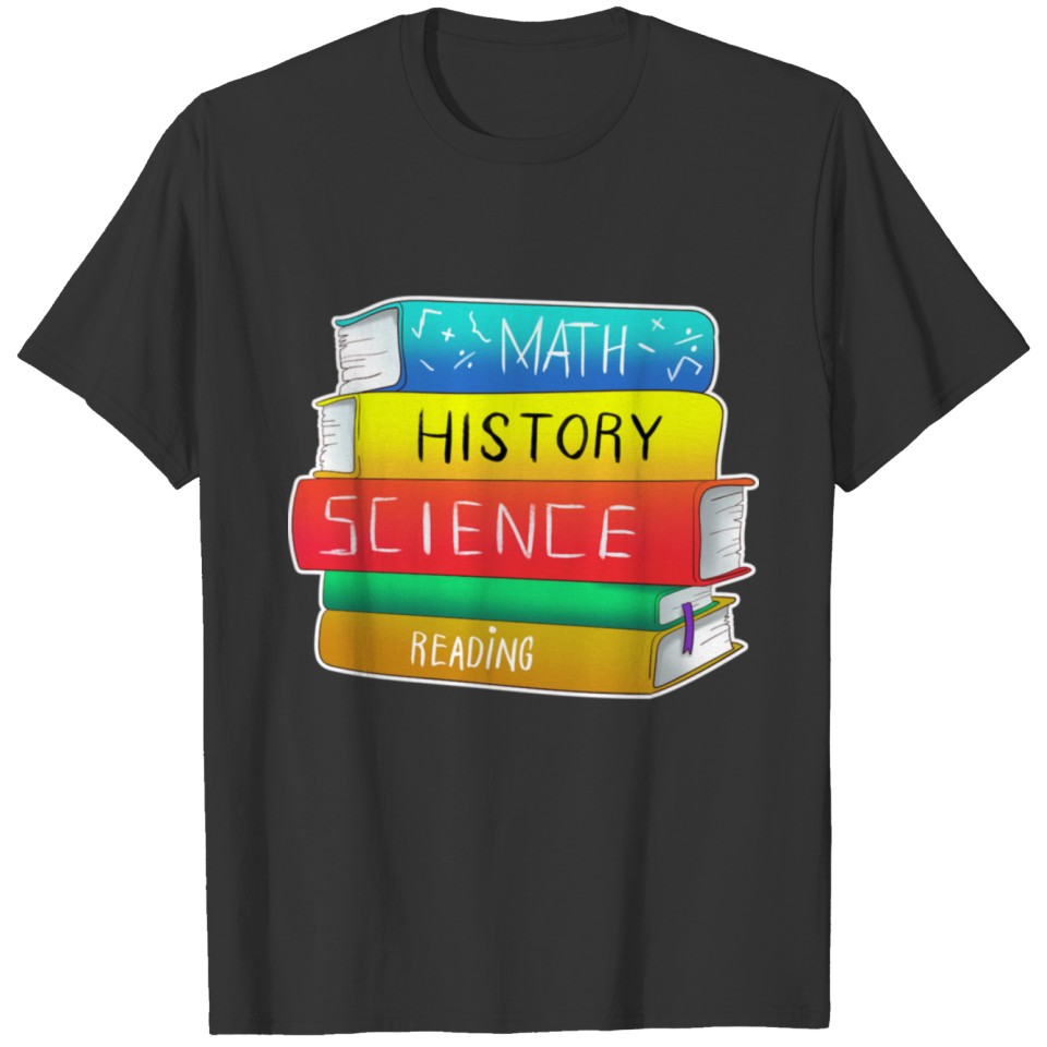 Study Books Design T-shirt