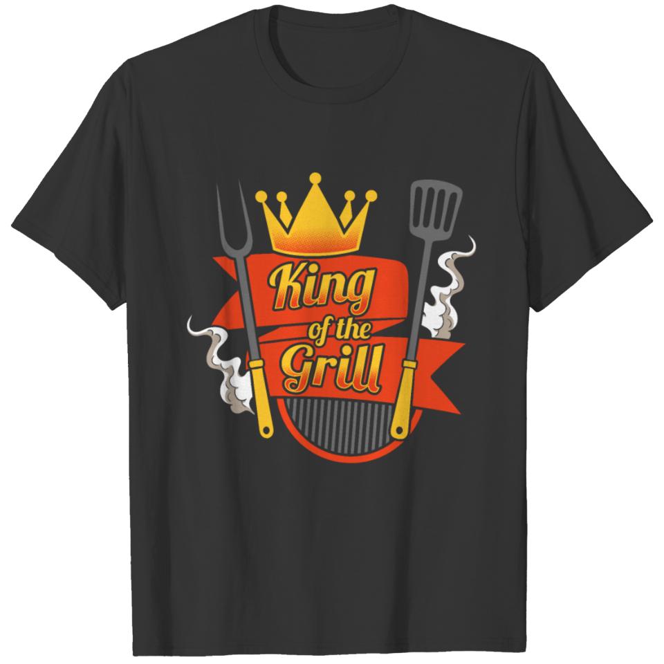 Grilling BBQ King Of The Grill Crown T-shirt