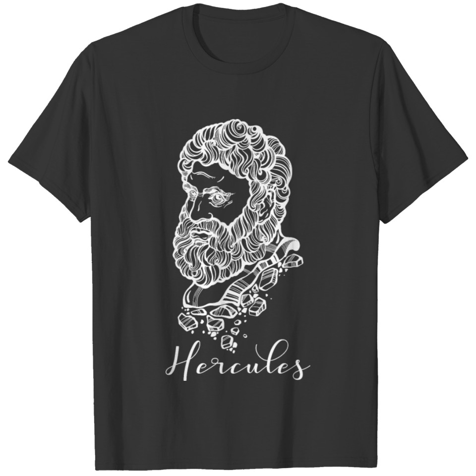 Hercules silhouette Greek mythology Zeus T Shirts