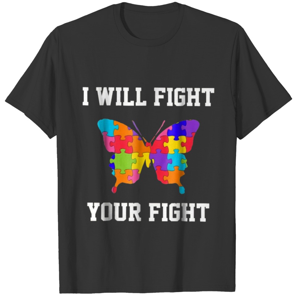 Autism Awareness Butterfly T-shirt