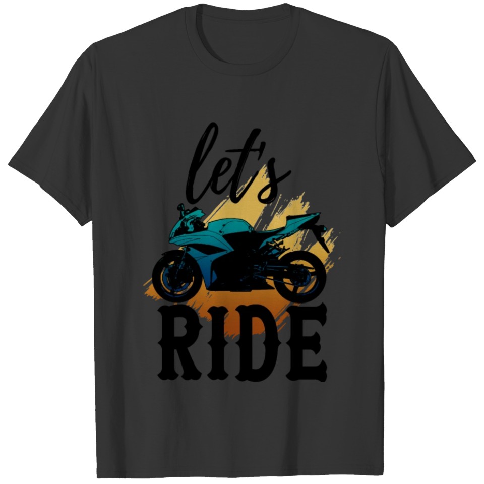 Let's Ride Bike T-shirt