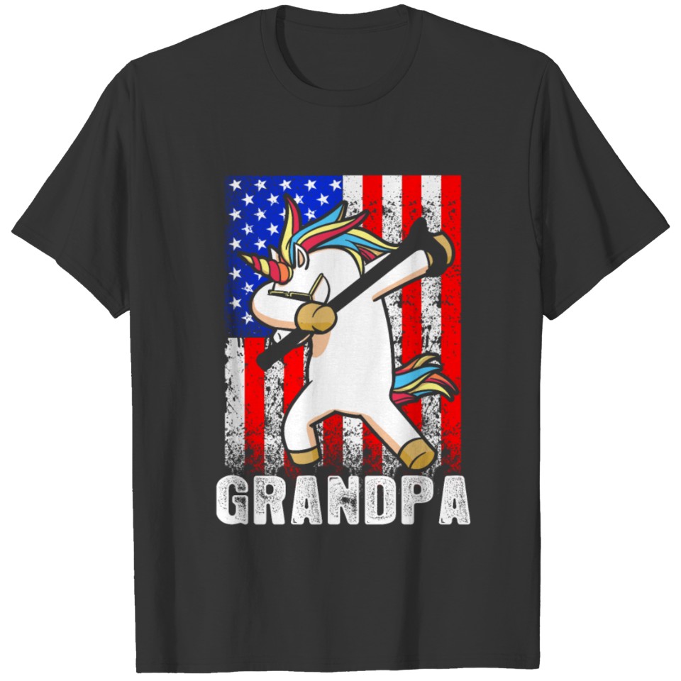 Grandparents Day Grandma Grandpa To Be Unicorns T-shirt