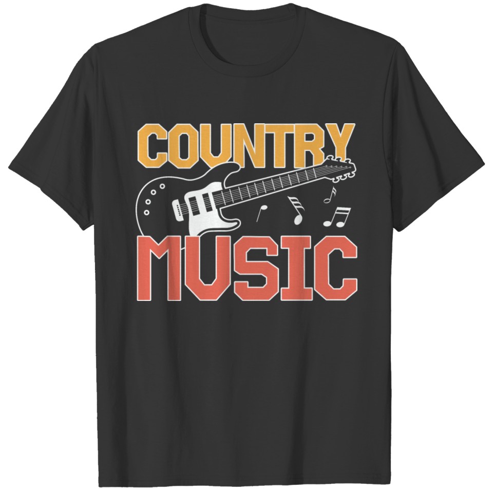 Country music shirt guitarist gift T-shirt