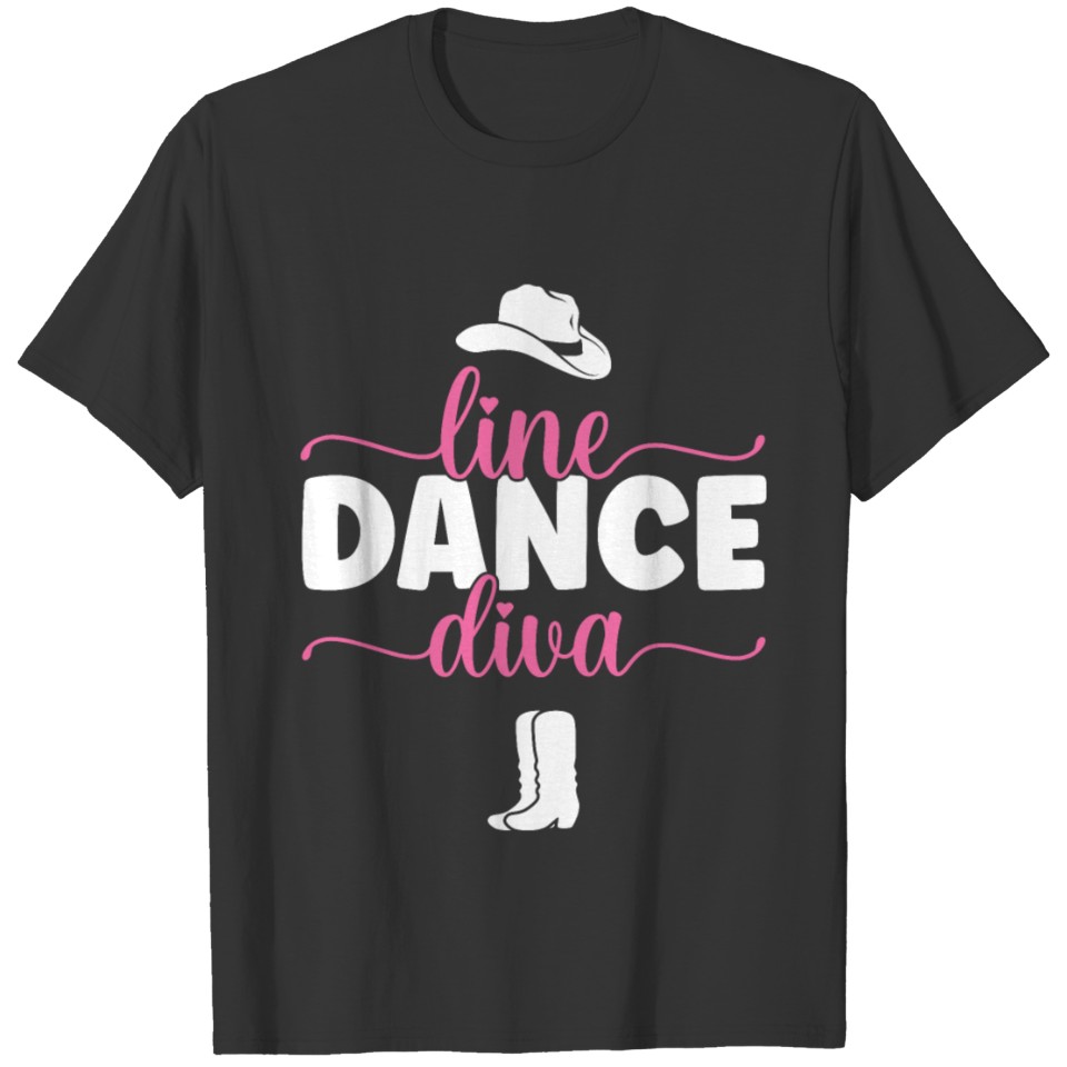 Line Dance Diva Western Country Dancing product T-shirt
