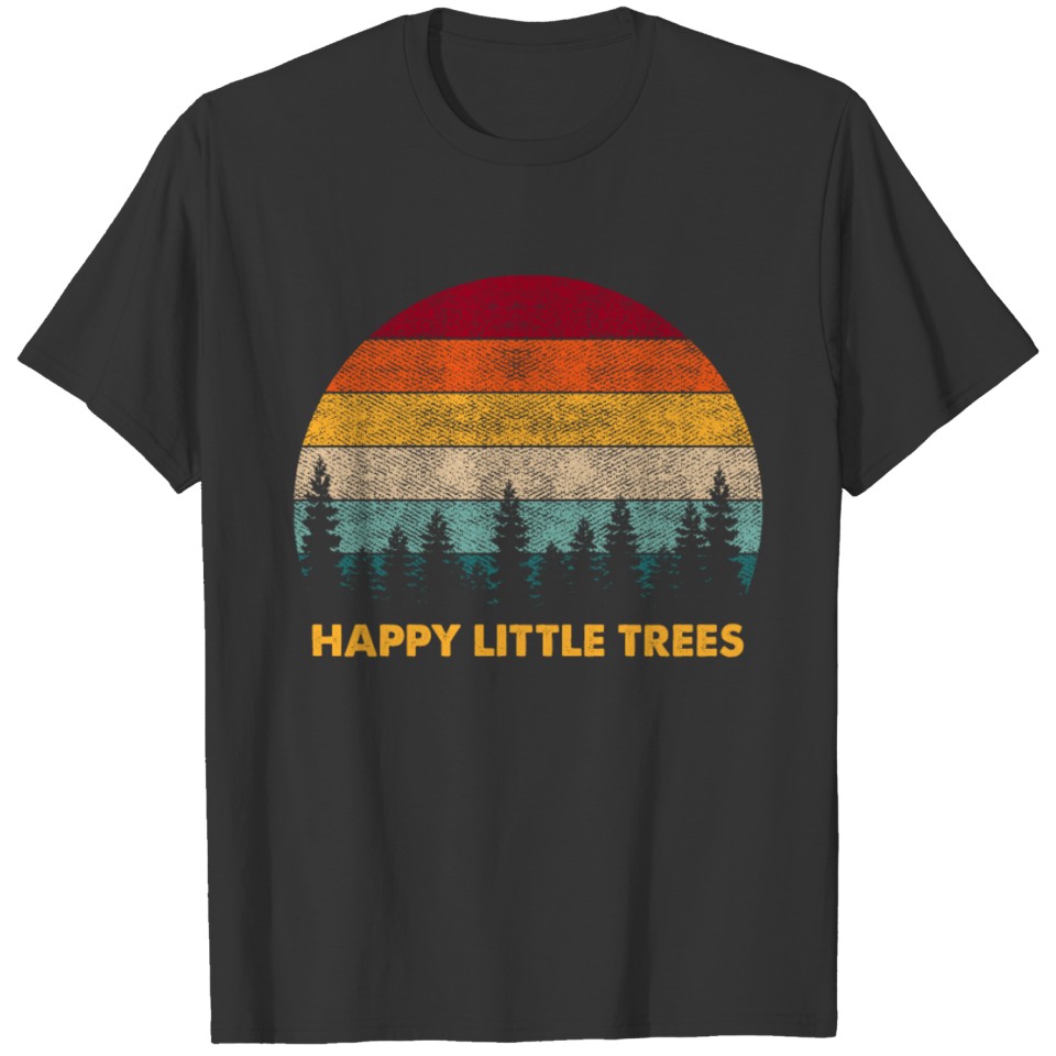 Happy Little Tree Vintage Tree Lover Nature T-shirt