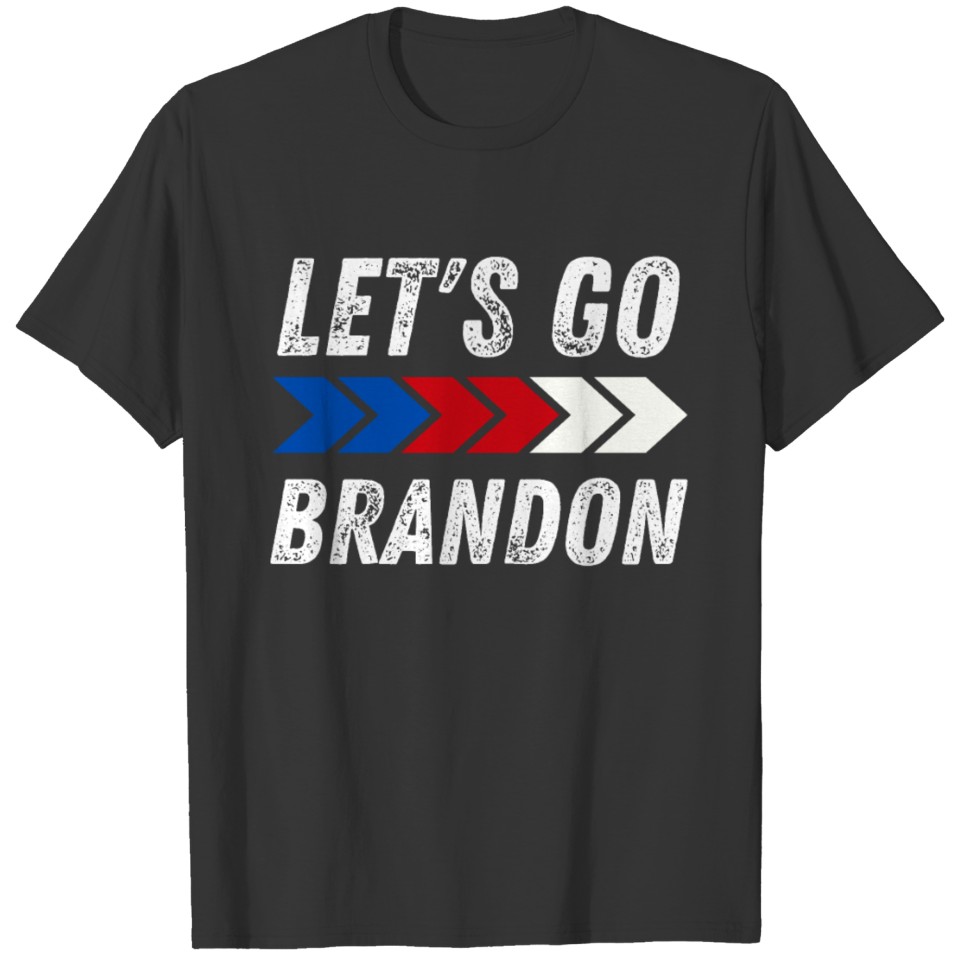 Let s Go Brandon Conservative US Flag Gift Funny T-shirt