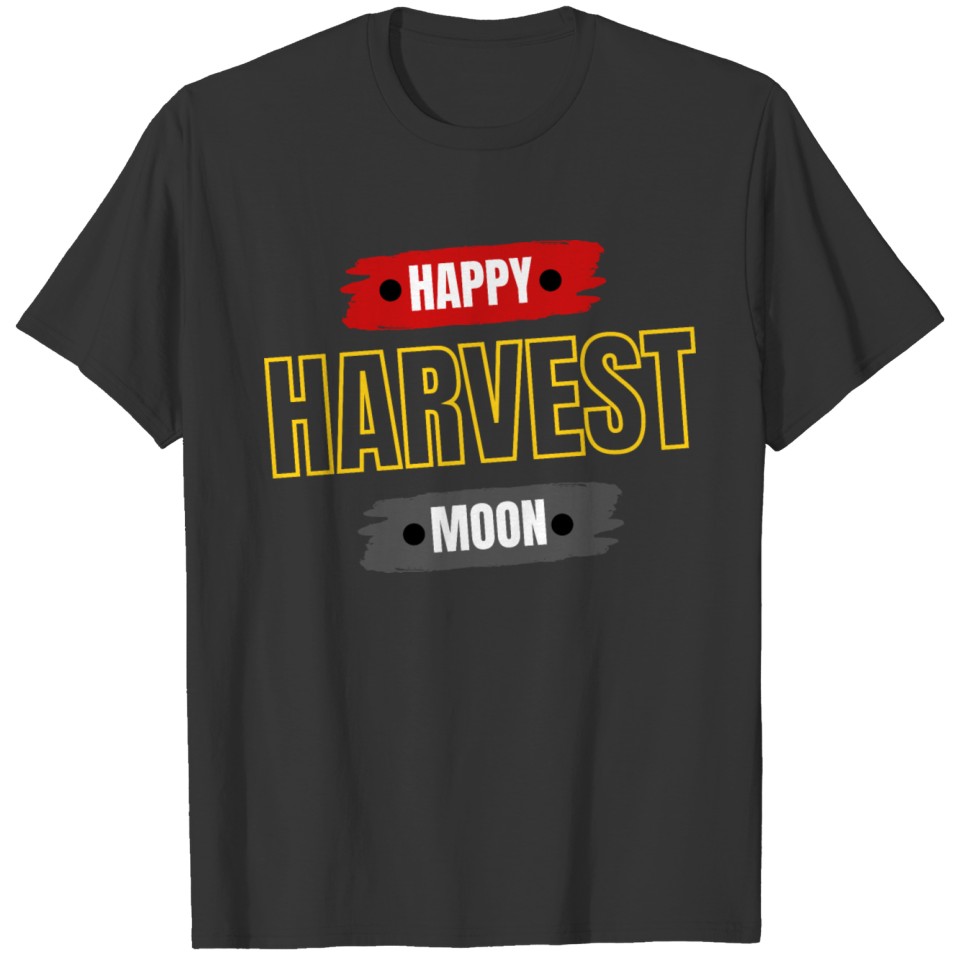 Harvest Agriculture Farm Moon T-shirt