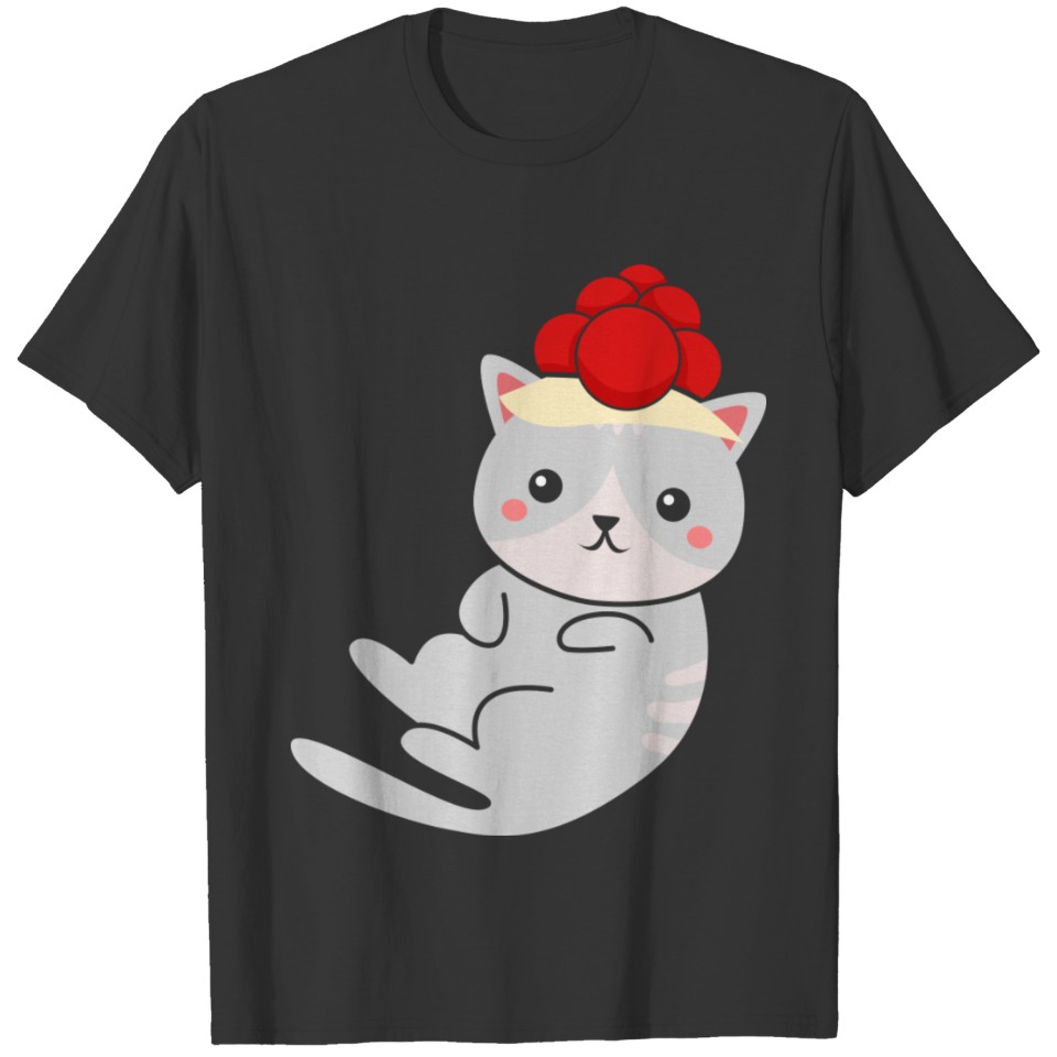 Bollen Hat Cat Design for Black Forest T Shirts