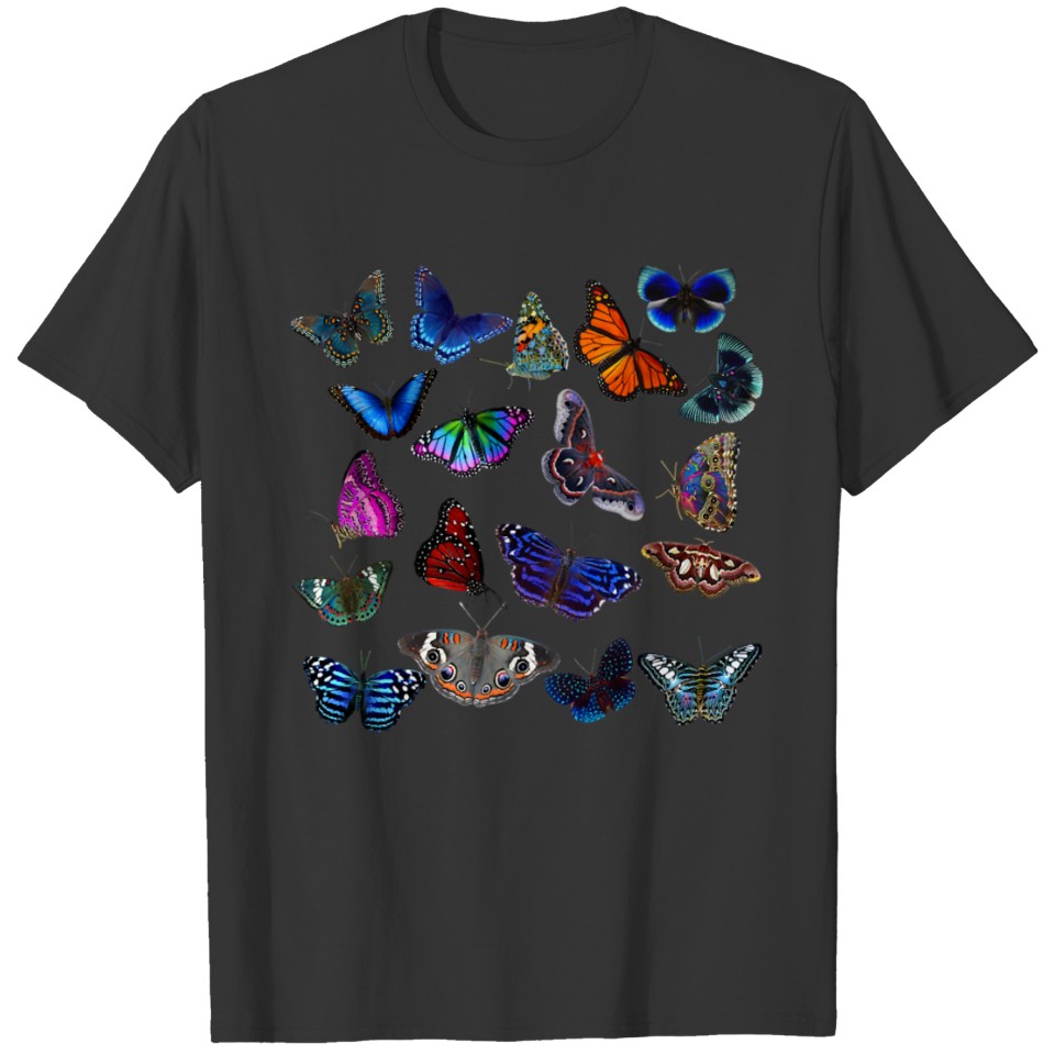 Butterfly Collector Love Colorful Butterflies T Shirts