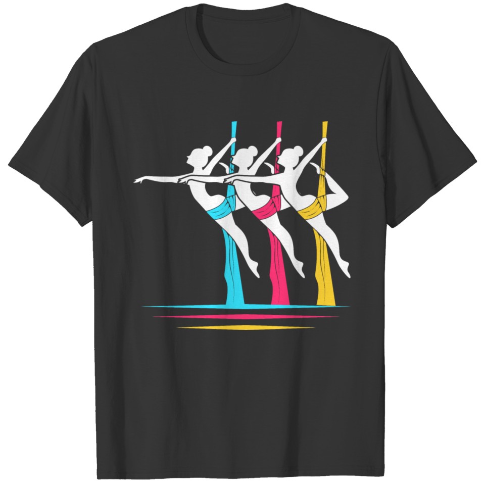 Aerial Yoga Squad Colorful Aerialist T-shirt