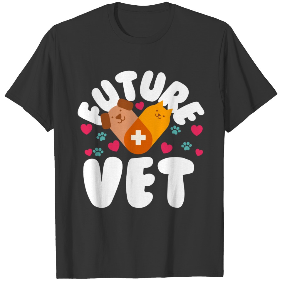 Future Vet Veterinarian Tech Assistant Veterinary T-shirt