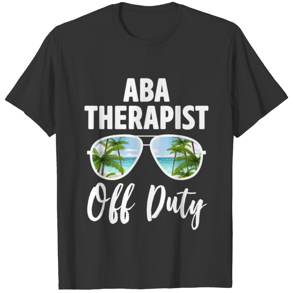 ABA Therapist Brain Behavior Analyst Autism T-shirt