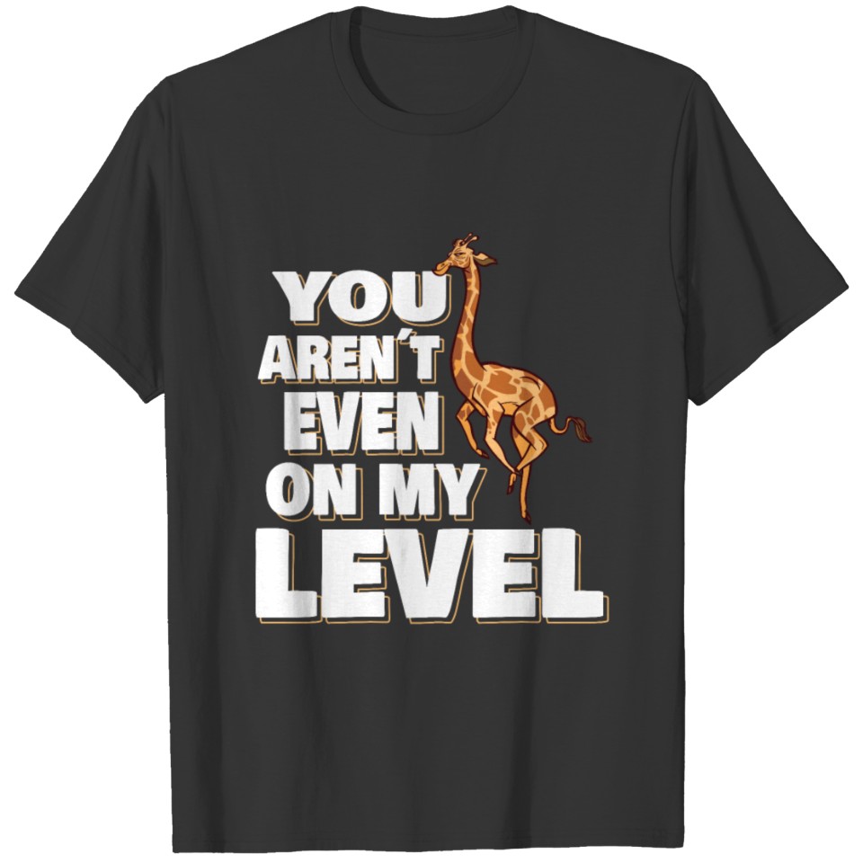 Giraffe Safari Tour Guide Funny Animal Lover T-shirt