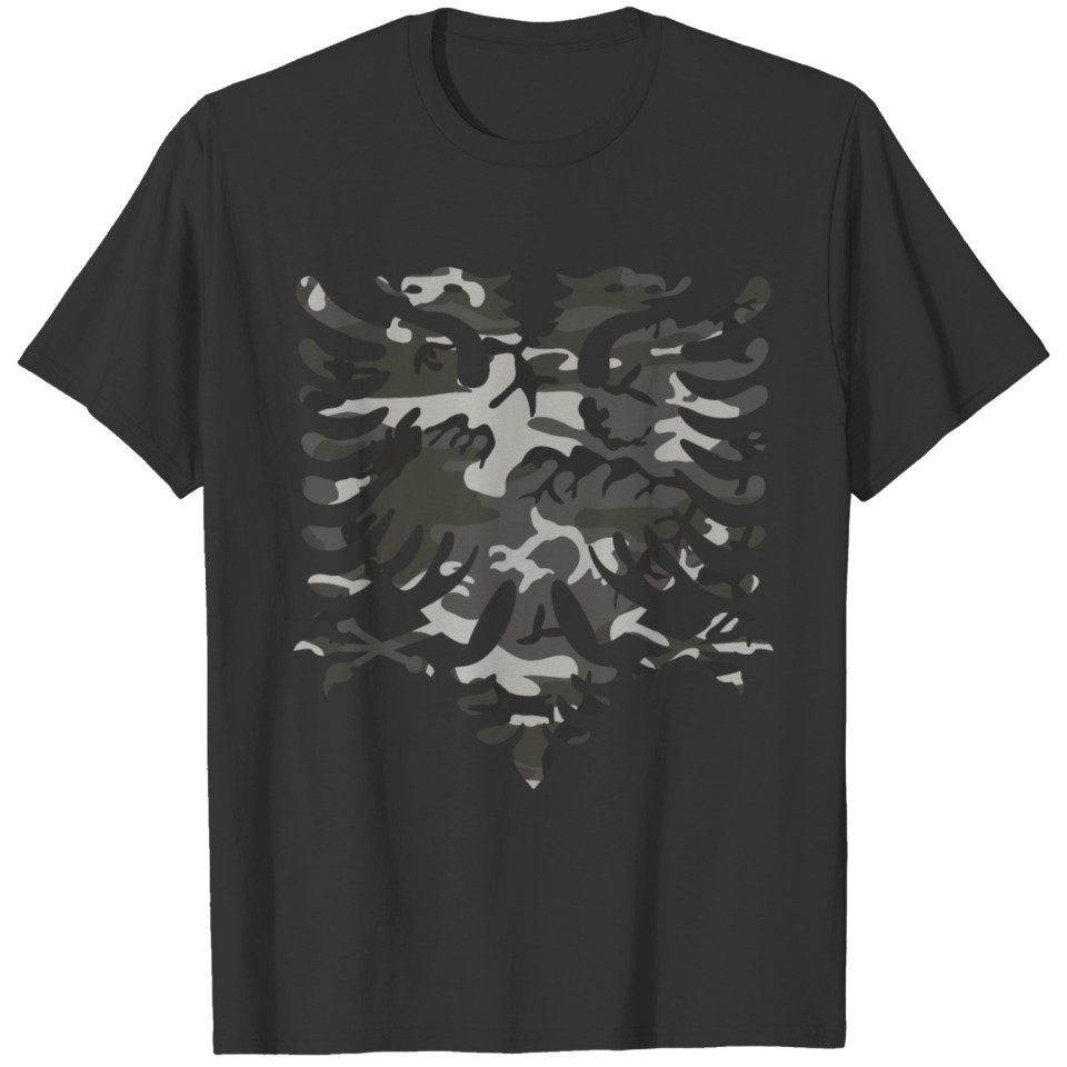 Albanian eagle camouflage T-shirt