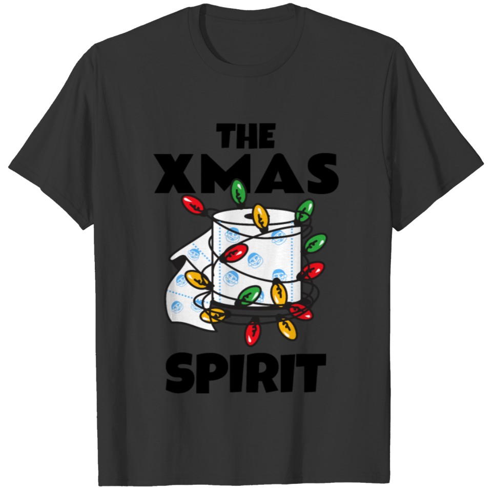 T-shirt design with anti christmas illustrations T-shirt