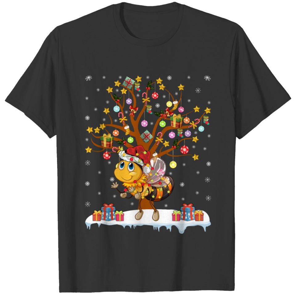 Merry Christmas Bee Lover Ugli Christmas T Shirts