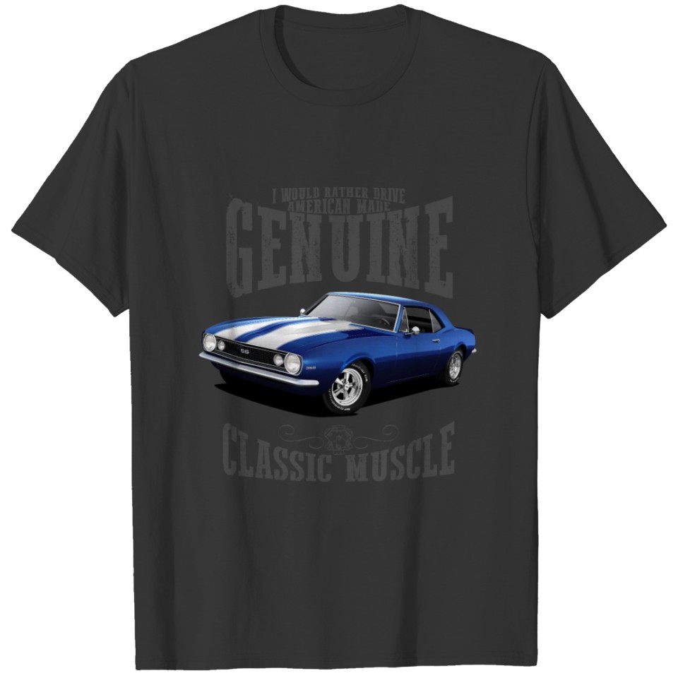 Rather Drive a Blue Camaro T-shirt