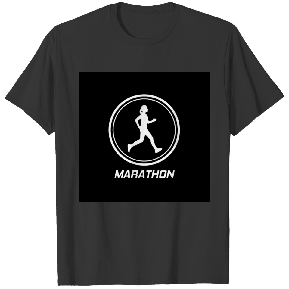 Women's marathon design T-shirt