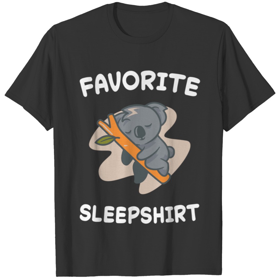 Lazy Koala Koalas Bears Nap Sleeping Sleep Pajamas T Shirts