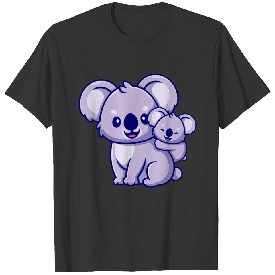 Cute Koala With Cub T Shirts