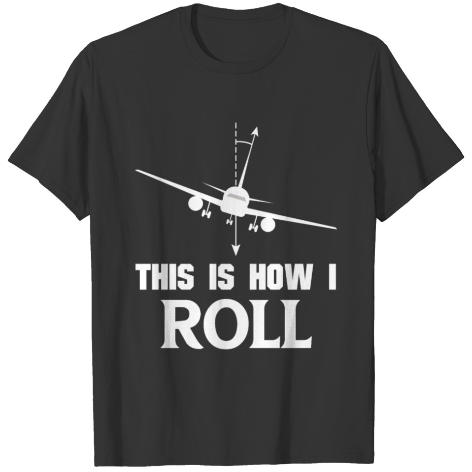 Pilot Flight captain Aircraft pilot aeronautical T-shirt