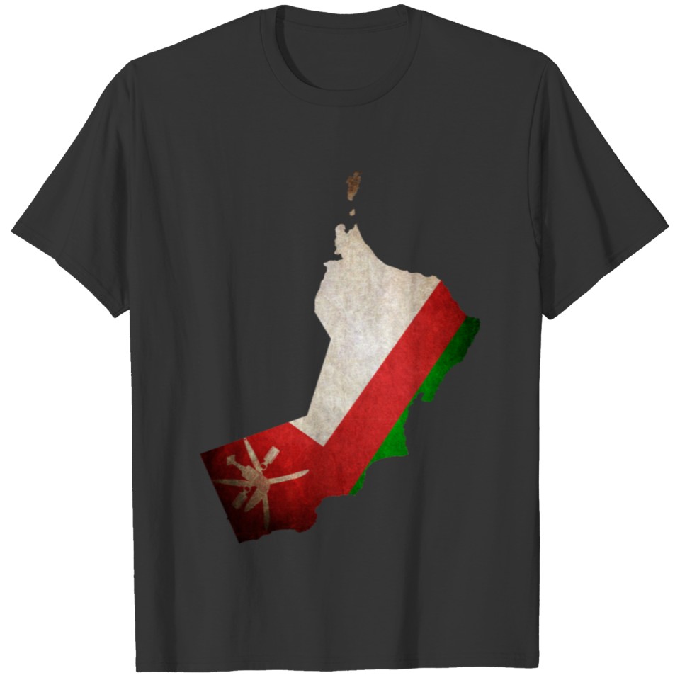 Oman Flag Map T-shirt